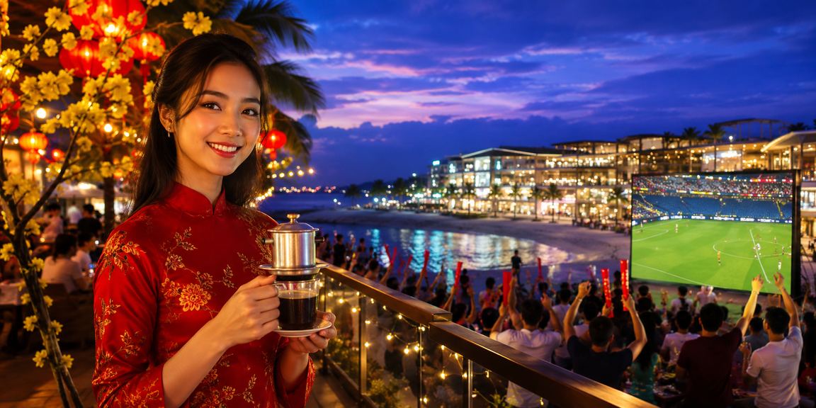 Người chơi thưởng thức cá cược bóng đá và xổ số tại Phú Quốc